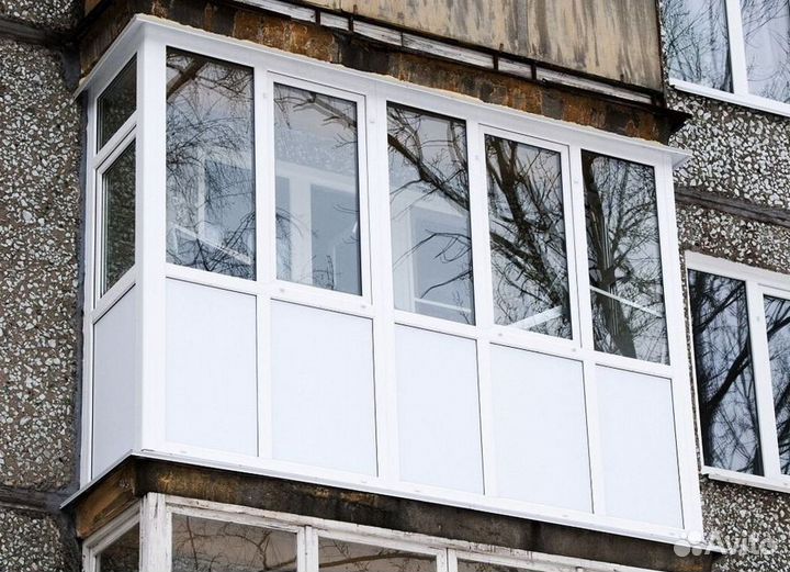 Остекление балконов и лоджий в рассрочку Z5152