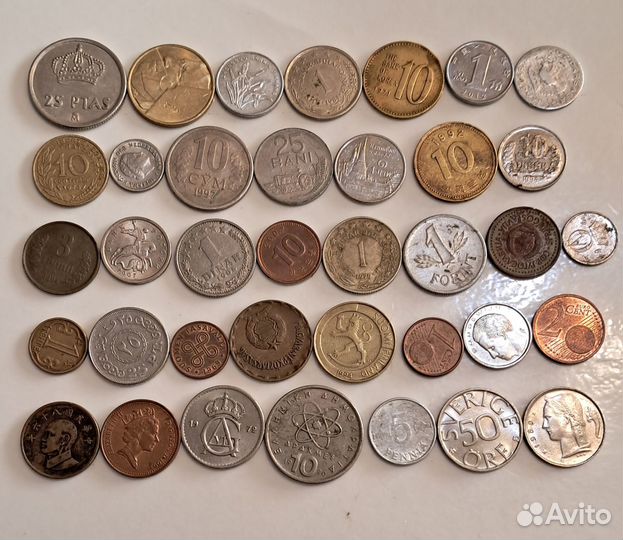 Мешок монет Мира,150 без повторов Монетое Изобилие