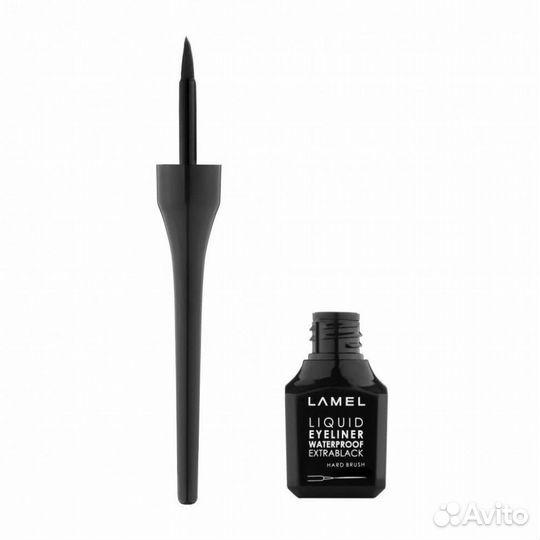 Подводка для глаз твердая кисть Lamel Ламель