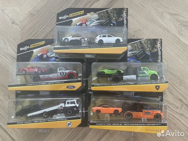 Maisto design elite transport 1:64 лотом 5 шт