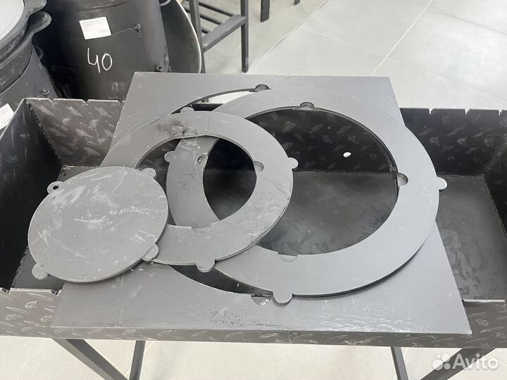 Плита варочная со съемными кольцами