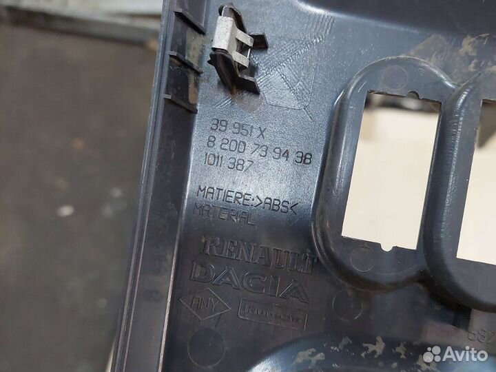 Центральная консоль Renault logan Sandero