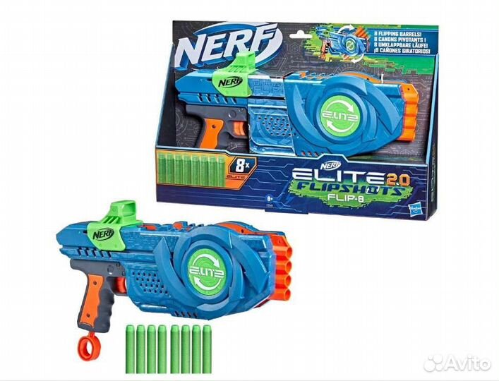 Бластер Nerf элит 2.0 Флип 8 (новый)
