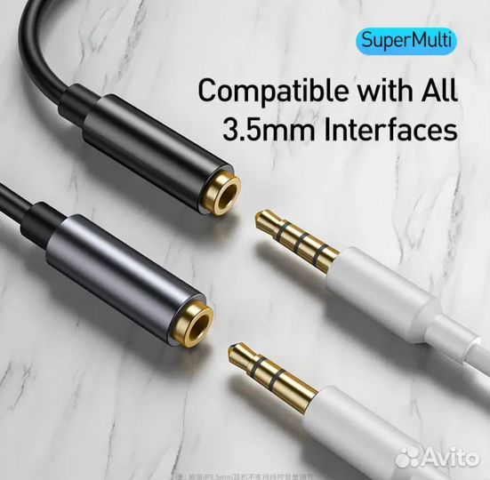 Переходник с USB Type C на jack 3,5