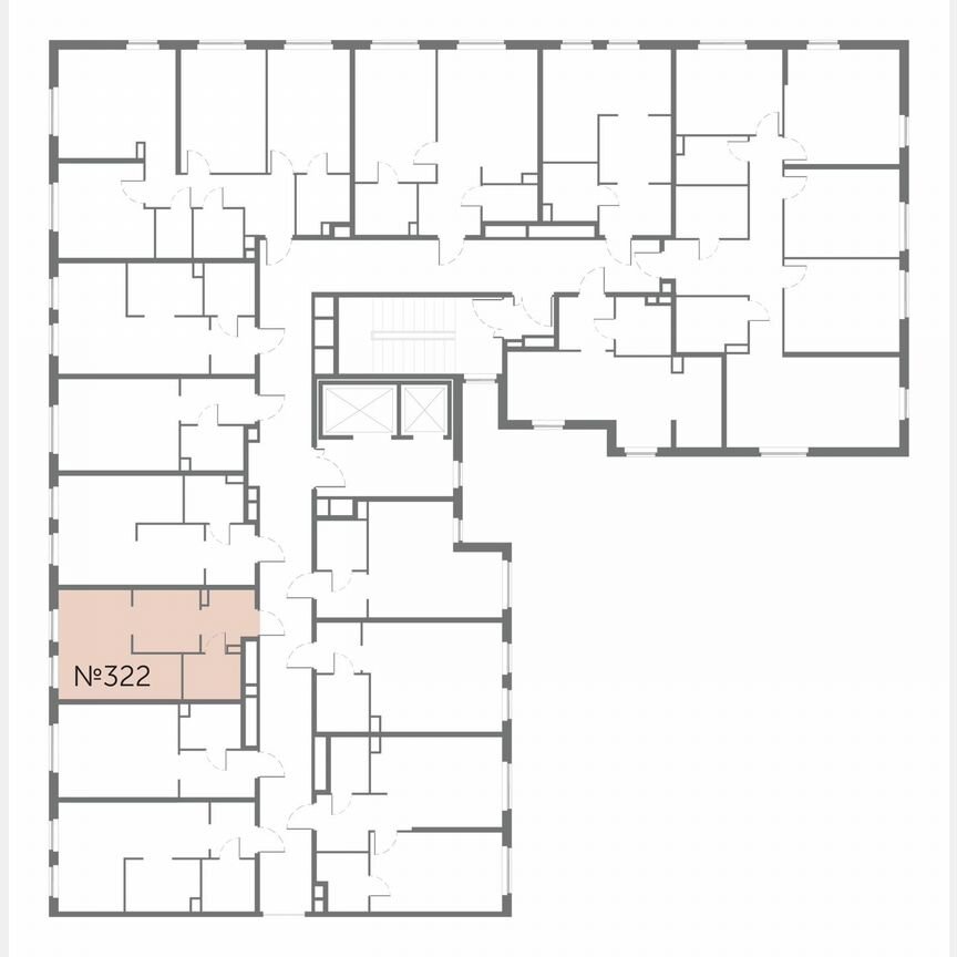 Апартаменты-студия, 26,3 м², 6/17 эт.