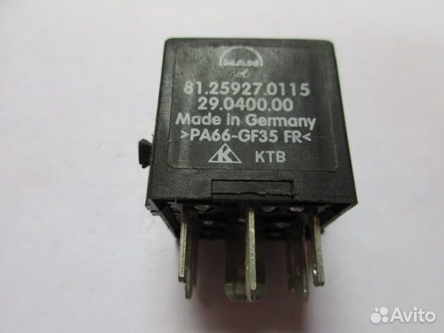 Где находится реле стартера на ман тгс 81259270115 Реле MAN TGS купить в Санкт-Петербурге 81259270115 Авито