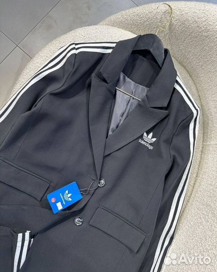 Спорт шик костюм adidas 2 цвета