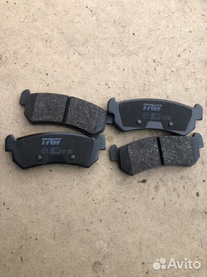 Тормозные колодки задние Lacetti, Aveo