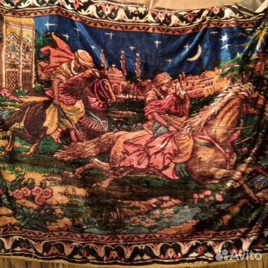 Плюшевое покрывало СССР