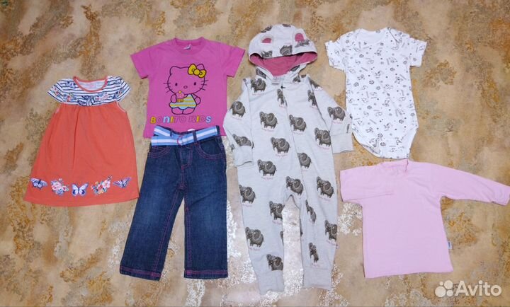 Вещи для девочки 86 размер