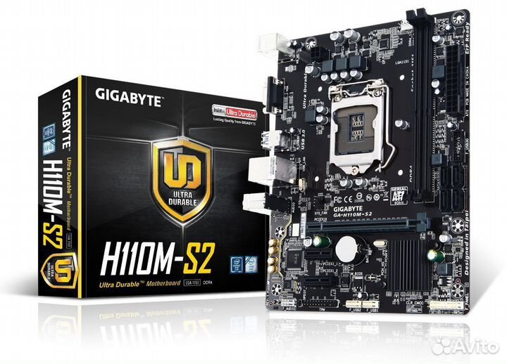Материнская плата gigabyte GA-H110M-S2