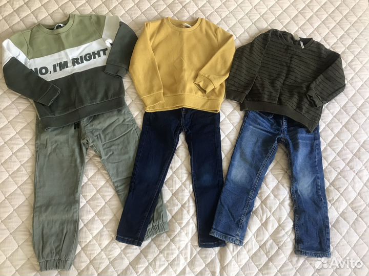 Пакет вещей для мальчика осень-зима, 110