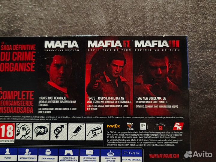 PS4 PS5. Mafia Trilogy. Мафия Трилогия