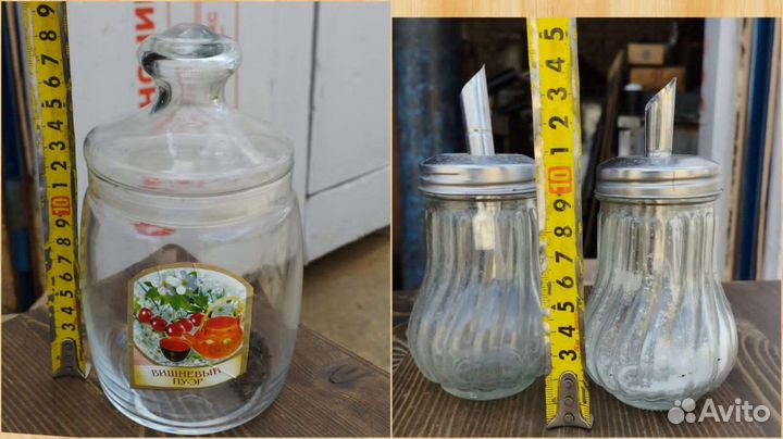 Стеклянная посуда разная