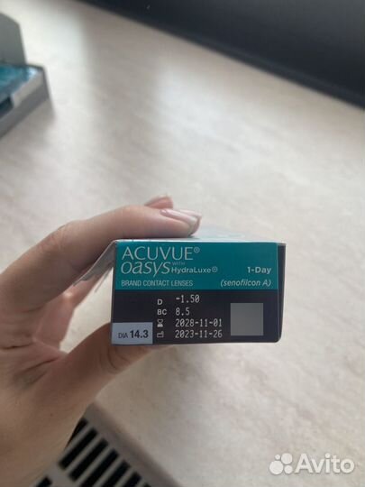 Линзы acuvue oasys -1.5