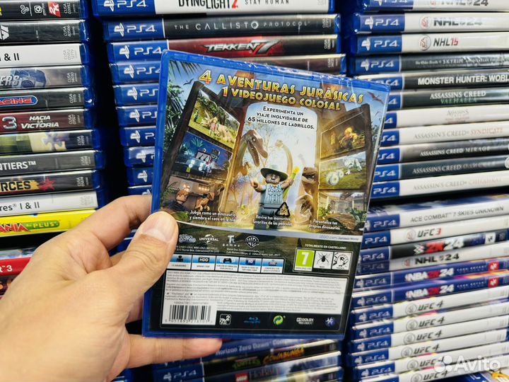 Lego jurassic world ps4 диск