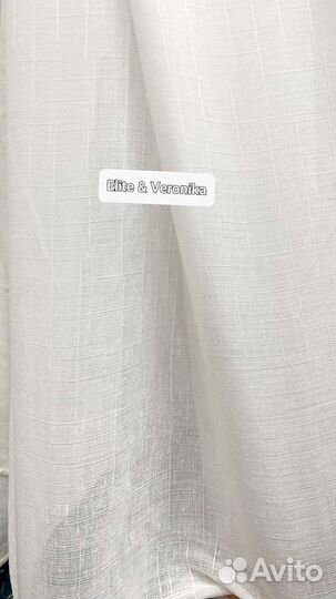Тюль новый готовый лён плотный Екатеринбург