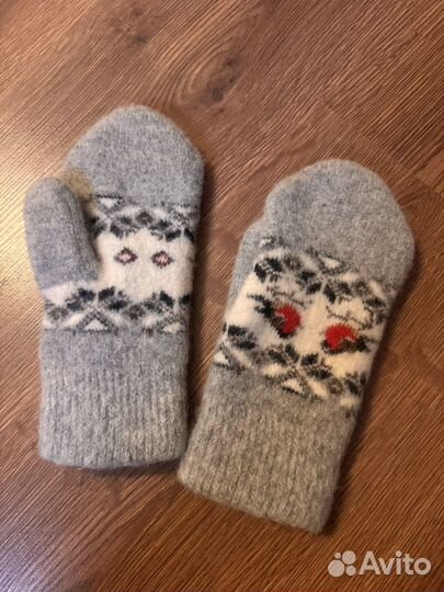 Новые варежки/перчатки шерсть