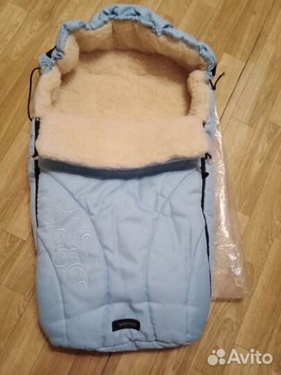 Конверт 0+/3 теплый на овчине