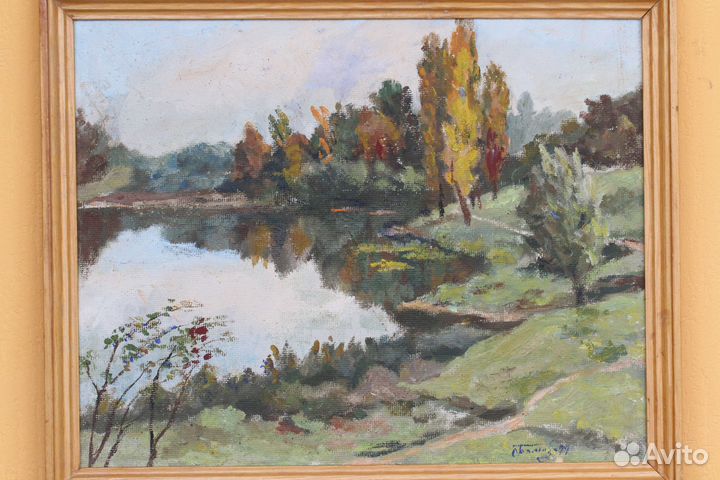 Картина Волжские Просторы, 1999г. Самара