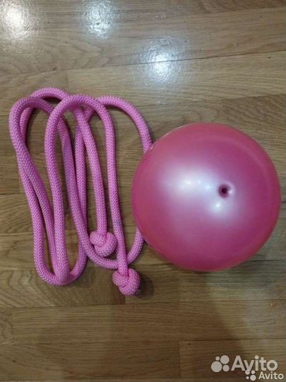 Гимнастический мяч 15 см и скакалка 200 см