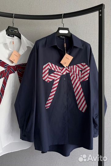 Рубашка бант miu