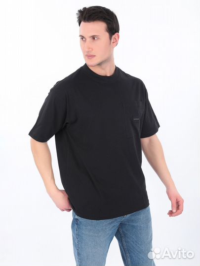 Футболка мужская черная Calvin Klein Jeans