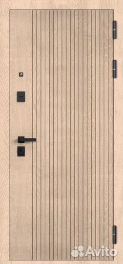 Дверь входная с зеркалом