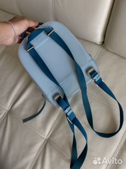 Рюкзак furla оригинал голубой