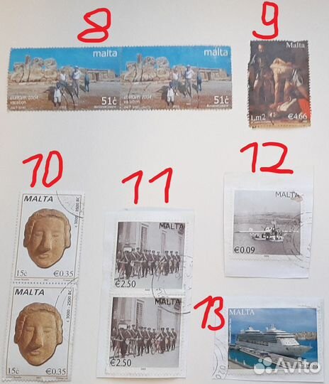 Почтовые марки стран мира. Часть 2