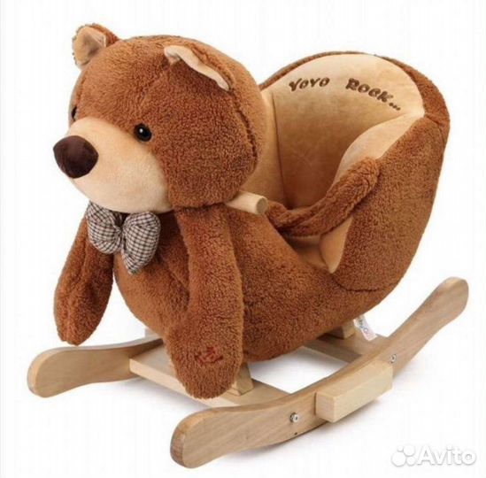 Музыкальный мишка - качалка