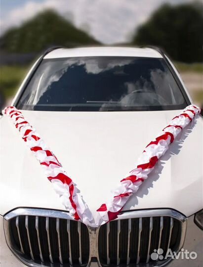 Свадебные ленты на машину