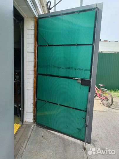 Металлические ворота б/у