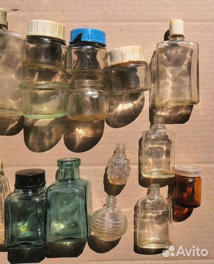 Флаконы от одеколона, медицина, духи, другое. СССР