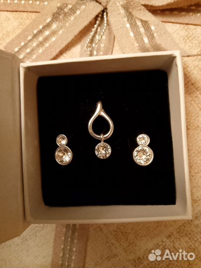 Бижутерия Ювелирочка кулон и серьги