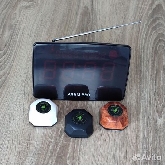 Кнопки вызова официанта модель Бургер и табло