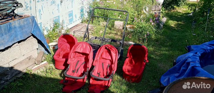 Коляска для двойни cozy