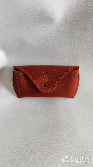 Чехол для очков Ray Ban из натуральной кожи