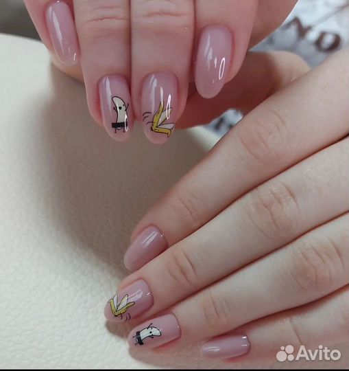 Маникюр шеллак shellac
