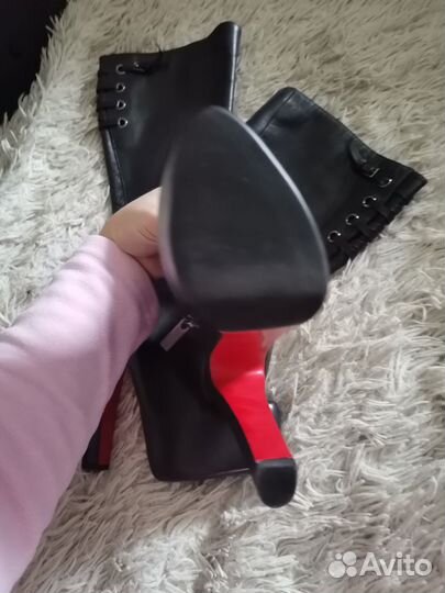 Сапоги женские натуральная кожа 37