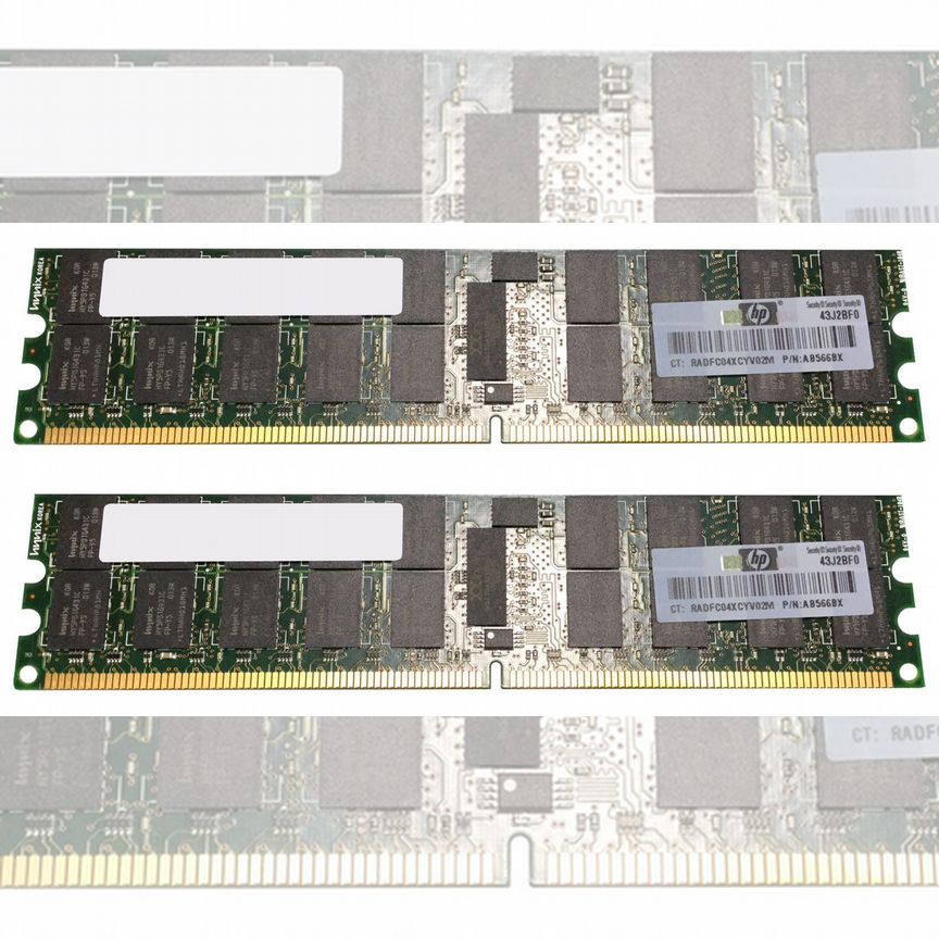 [AD276A] Оперативная Память Hp Ddr2 8gb Kit Of 2 Ad276a