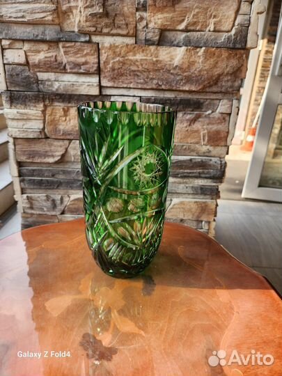 Ваза хрустальная