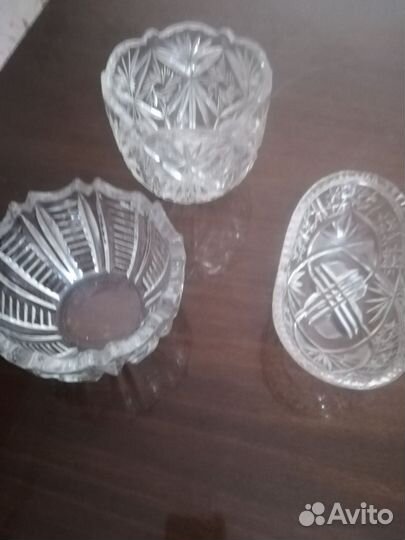 Вазы хрусталь СССР