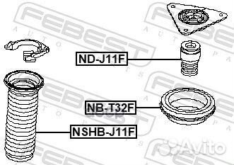 Отбойник амортизаторов Nissan Qashqai/X-Trail 13