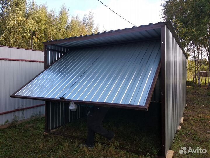 Гараж пенал ракушка Хозблок