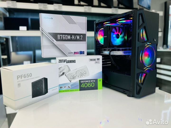 Игровой компьютер Intel Core i5 12400F/RTX 4060 8G