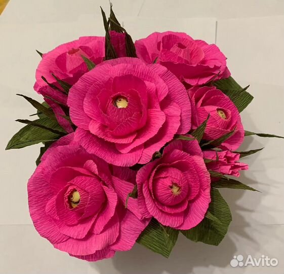 Букет из конфет. Цветы из конфет в коробочке