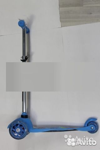 Самокат 3-х колёсный (1 колесо сзади), розовый