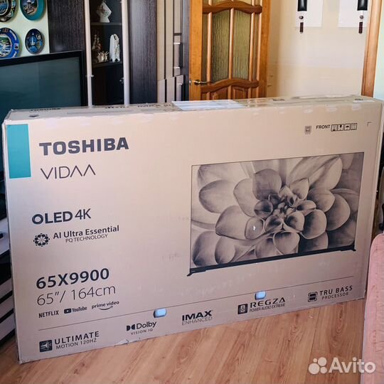 Коробка от телевизора 65 дюймов