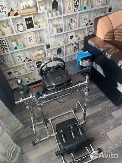Игровой руль logitech g920 + кпп logitech